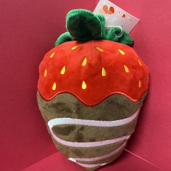 Plush Chocolate Covered Strawberry W-5 - Picture 1 of 2